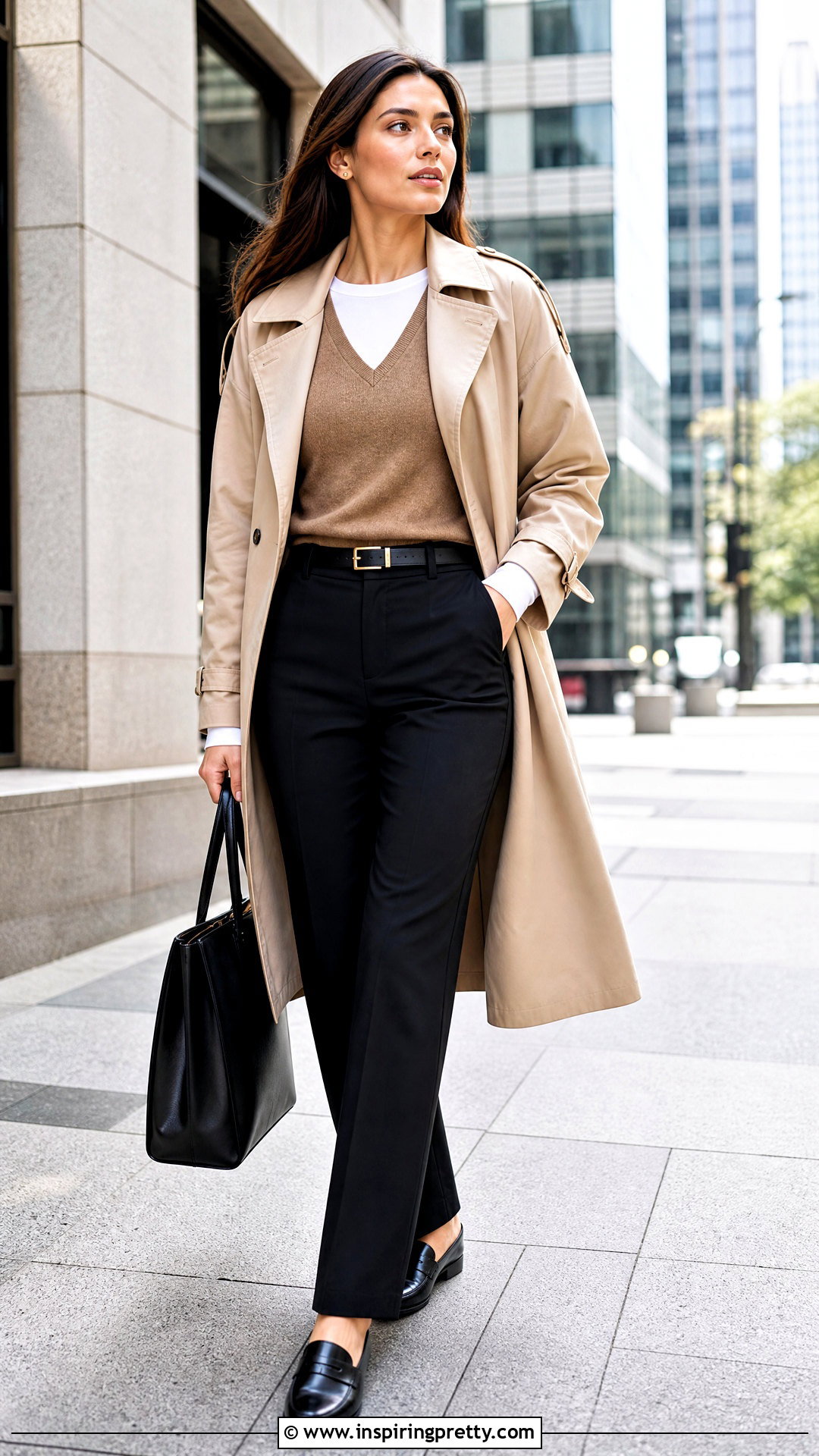 Spandex Long Sleeve Top With a Sweater Vest - 25 spandex long sleeve top outfit ideas
