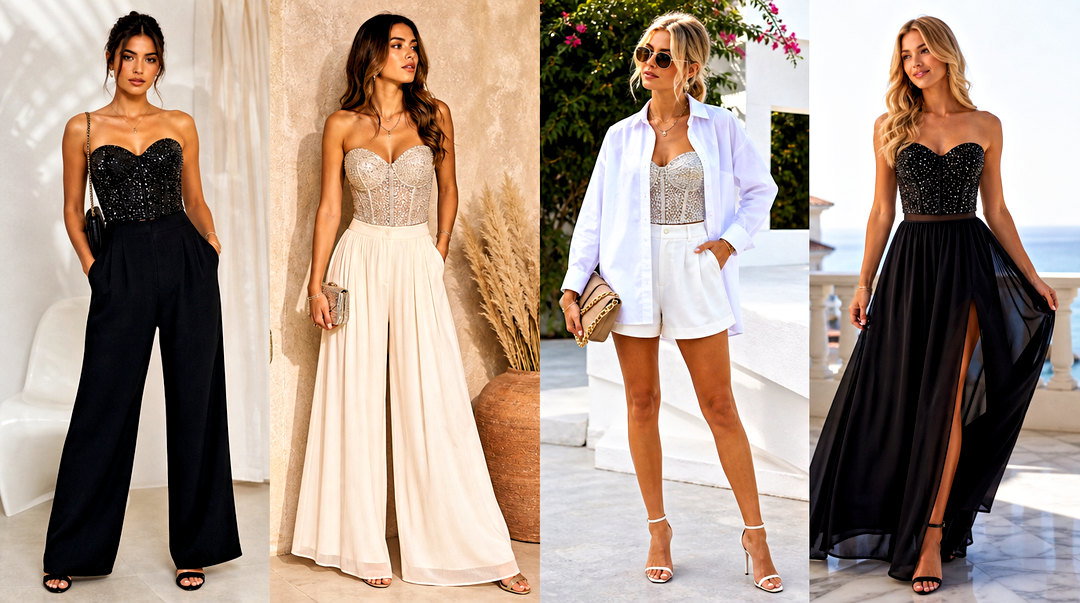 20 Sparkle Bustier Top Outfit Ideas for Unforgettable Glam Nights