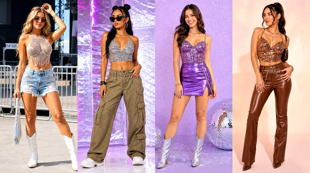 20 Sparkle Concert Top Outfit Ideas for Show-Stopping Nights