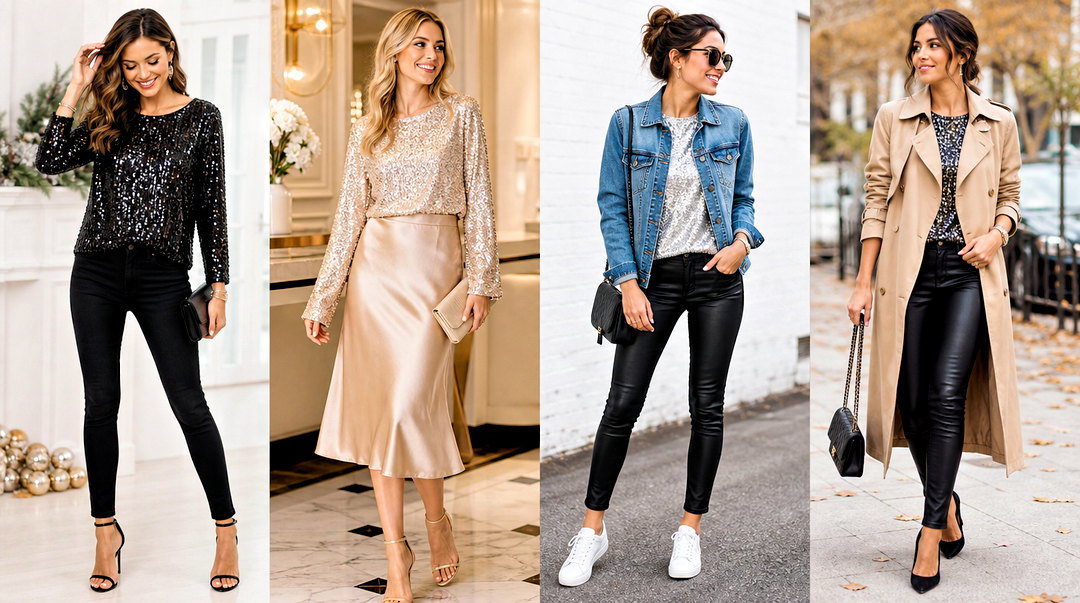 50 Sparkly Top Outfit Ideas for Dazzling Nights and Events