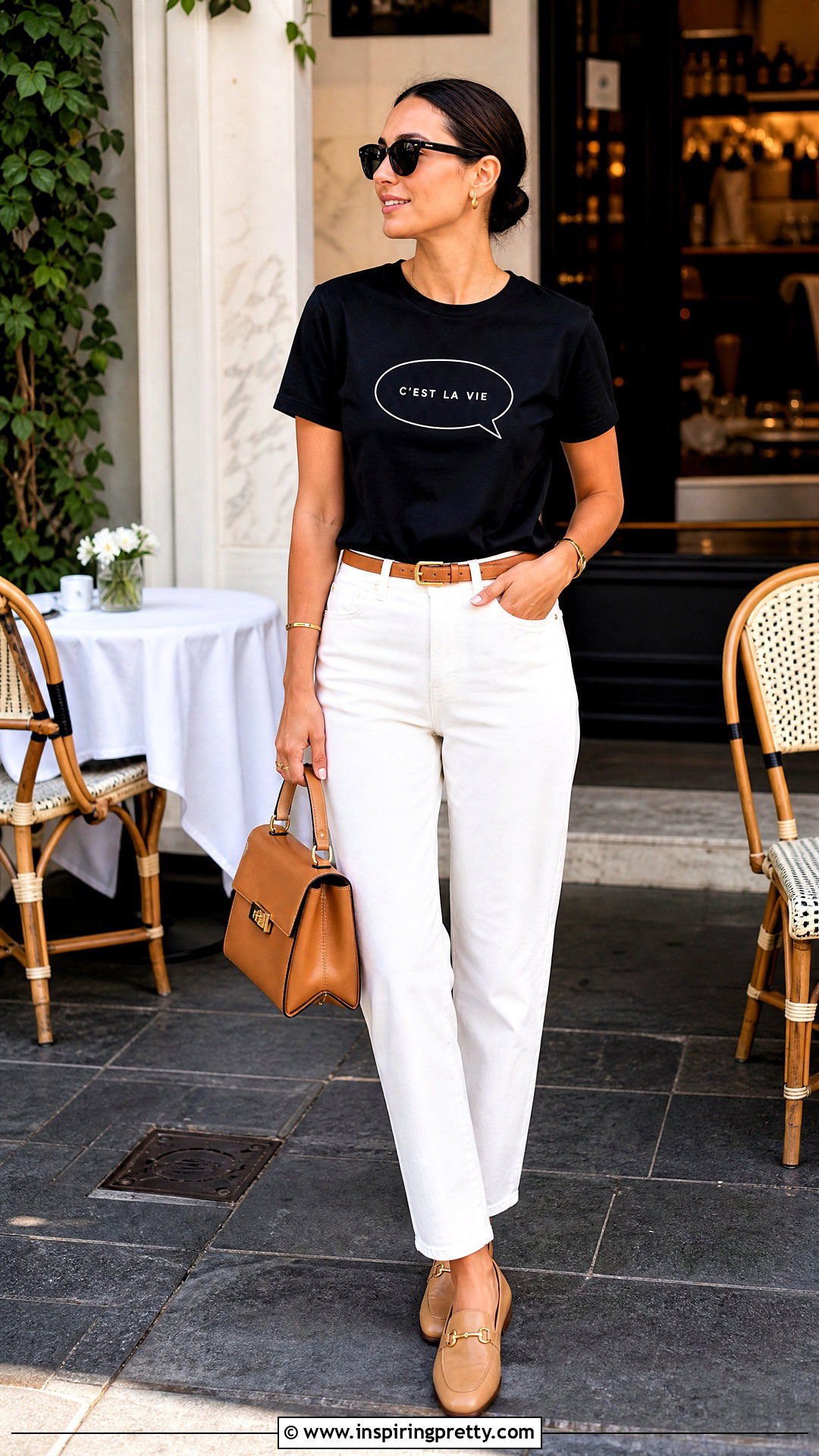 Speech Bubble Top With White Jeans - 20 Speech Bubble Top outfit ideas