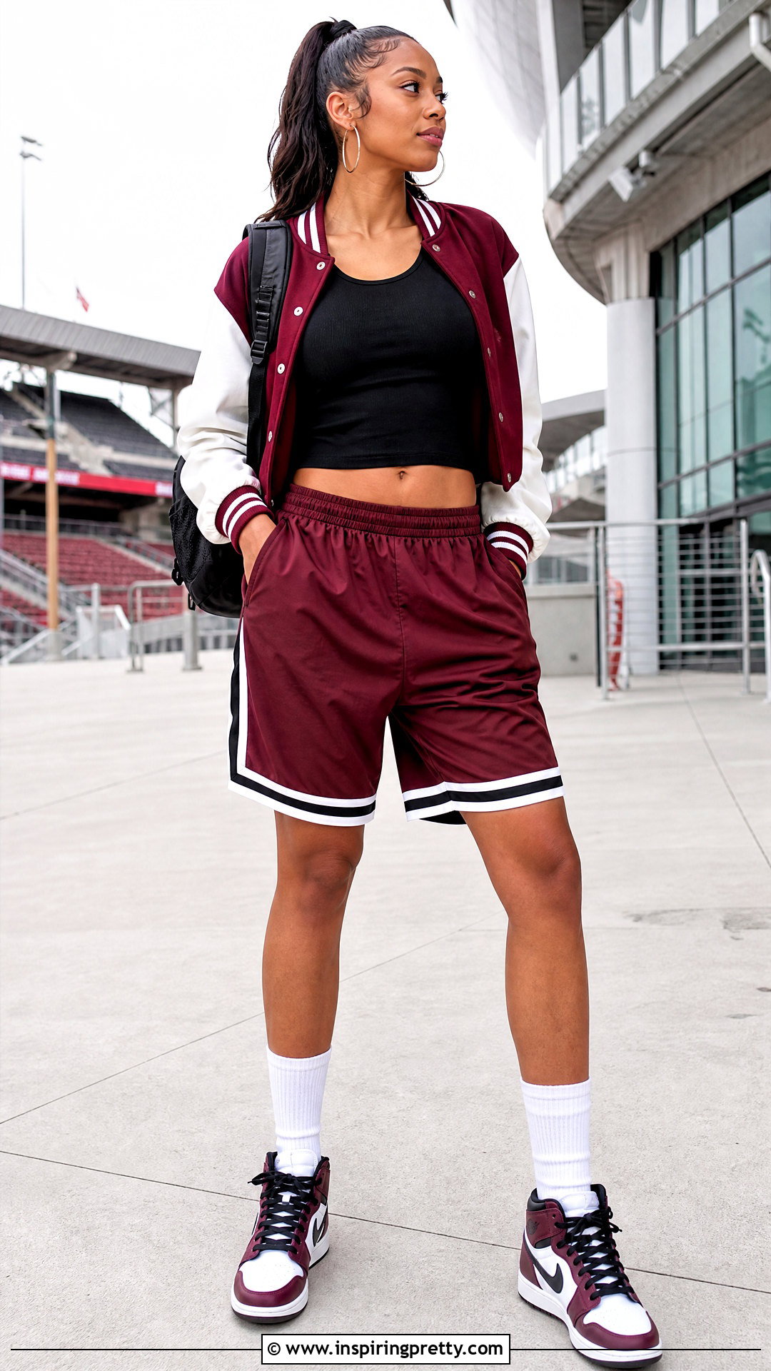 Sport Top With Basketball Shorts - 50 Sport Top outfit ideas