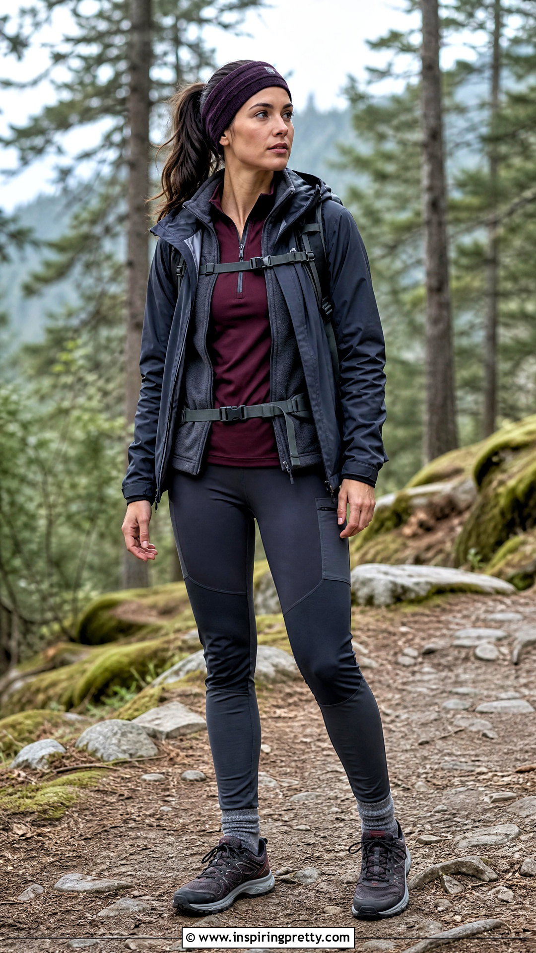 Sport Top With Hiking Leggings - 50 Sport Top outfit ideas