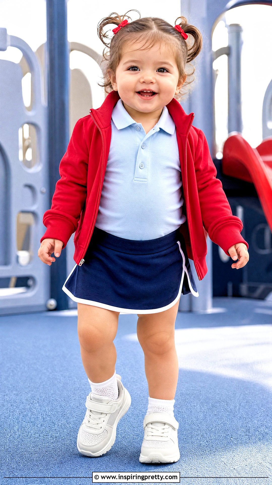 Sporty Baby Skirt Top Set - 50 baby skirt top designs