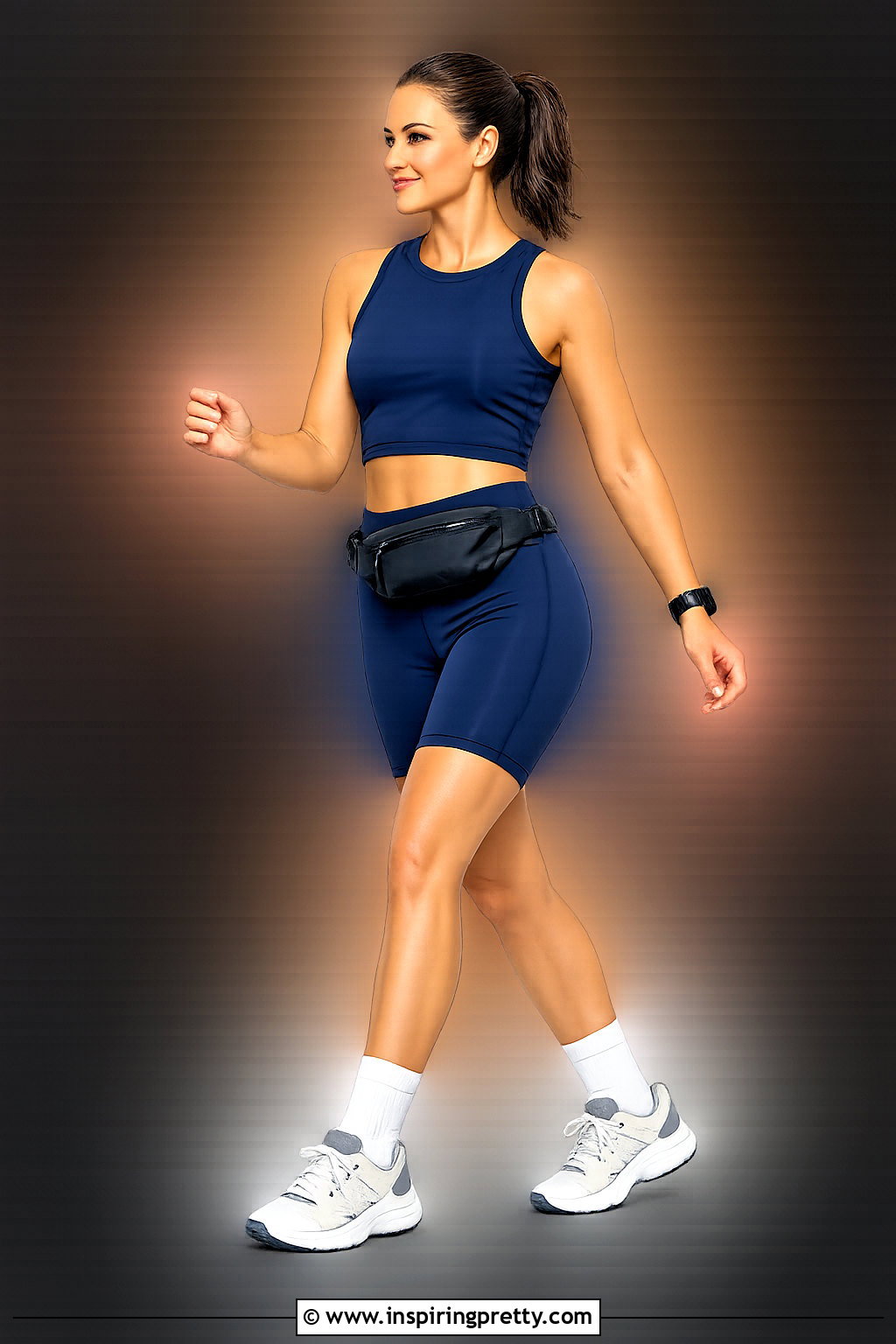Sporty Crop Top With Biker Shorts - 20 Crop Top Transparent Backgrounds