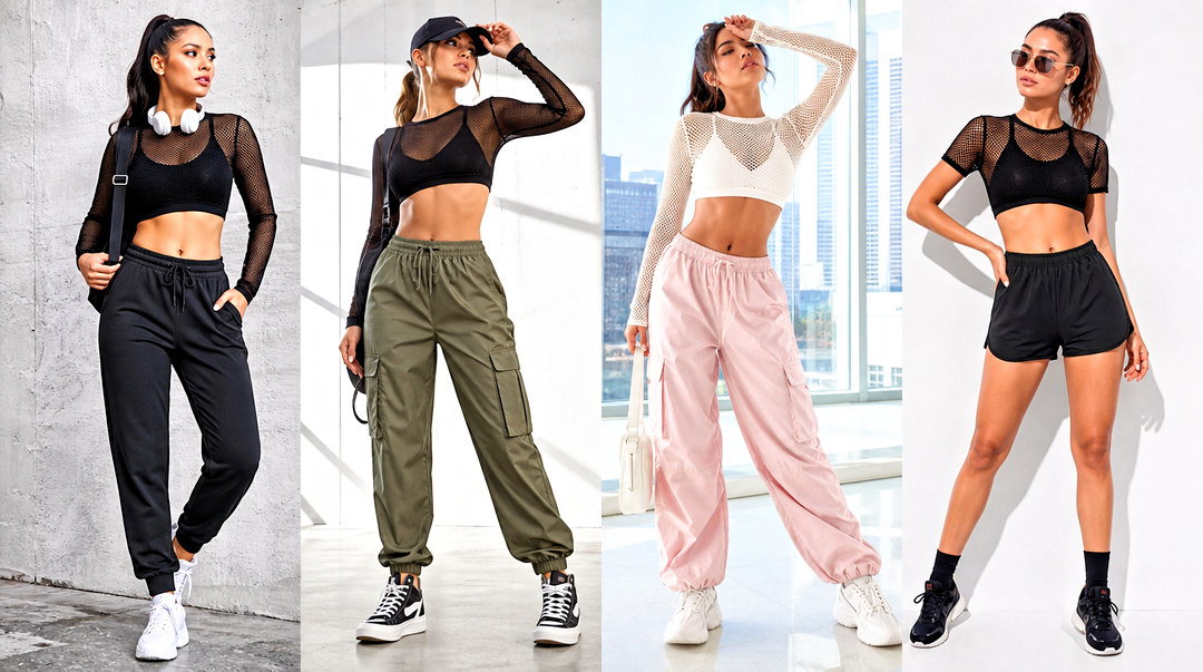 20 Sporty Mesh Design Top Outfit Ideas for Cool Active Looks
