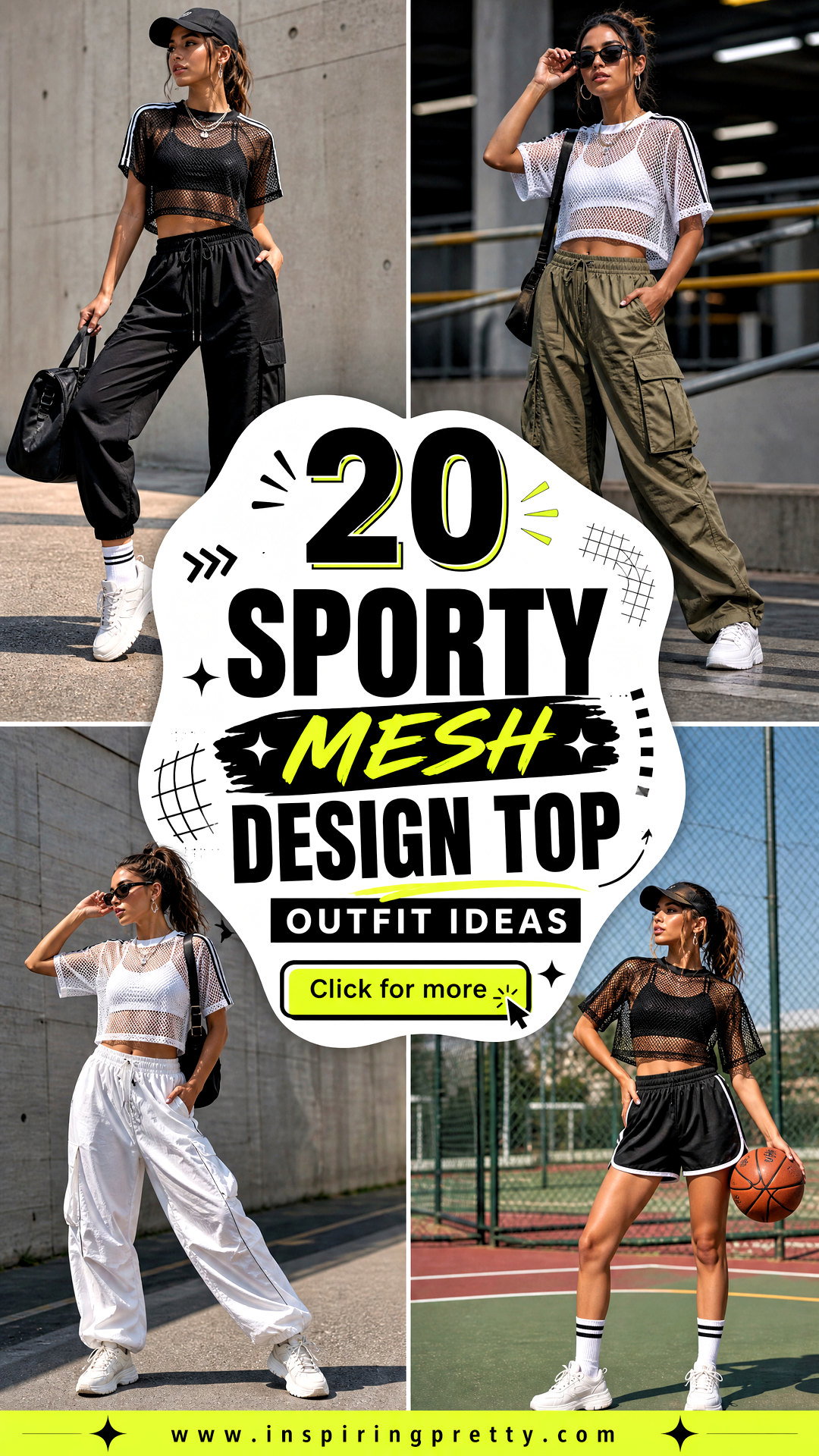 20 Sporty Mesh Design Top Outfit Ideas for Cool Active Looks - 20 Sporty Mesh Design Top Outfit Ideas for Cool Active Looks
