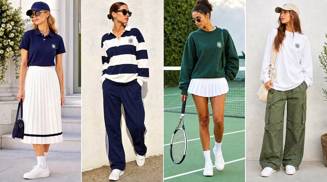 20 Sporty and Rich Tops Outfit Ideas for Luxe Off-Duty Style