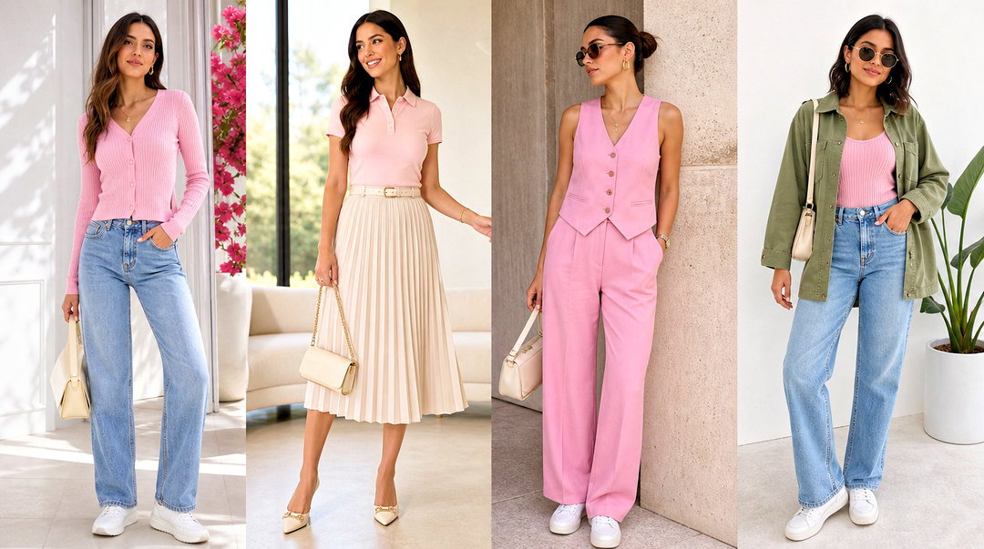 20 Spring Fashion Pink Top Outfit Ideas for Fresh Feminine Looks