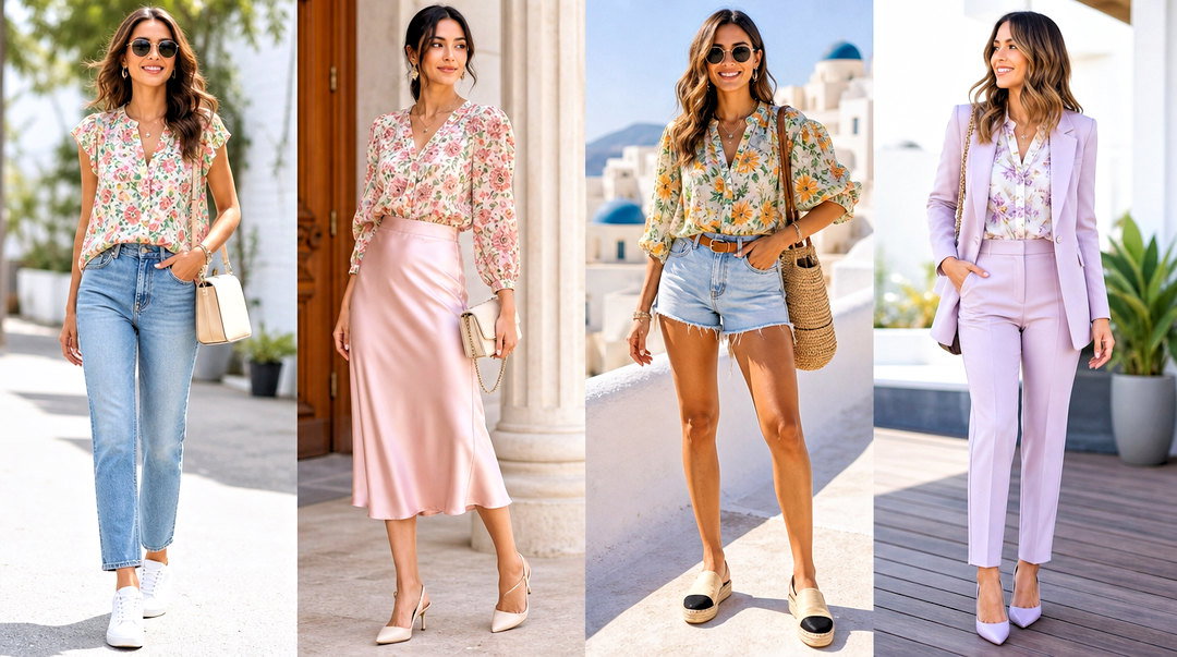 25 Spring Floral Top Outfit Ideas for Fresh Seasonal Looks