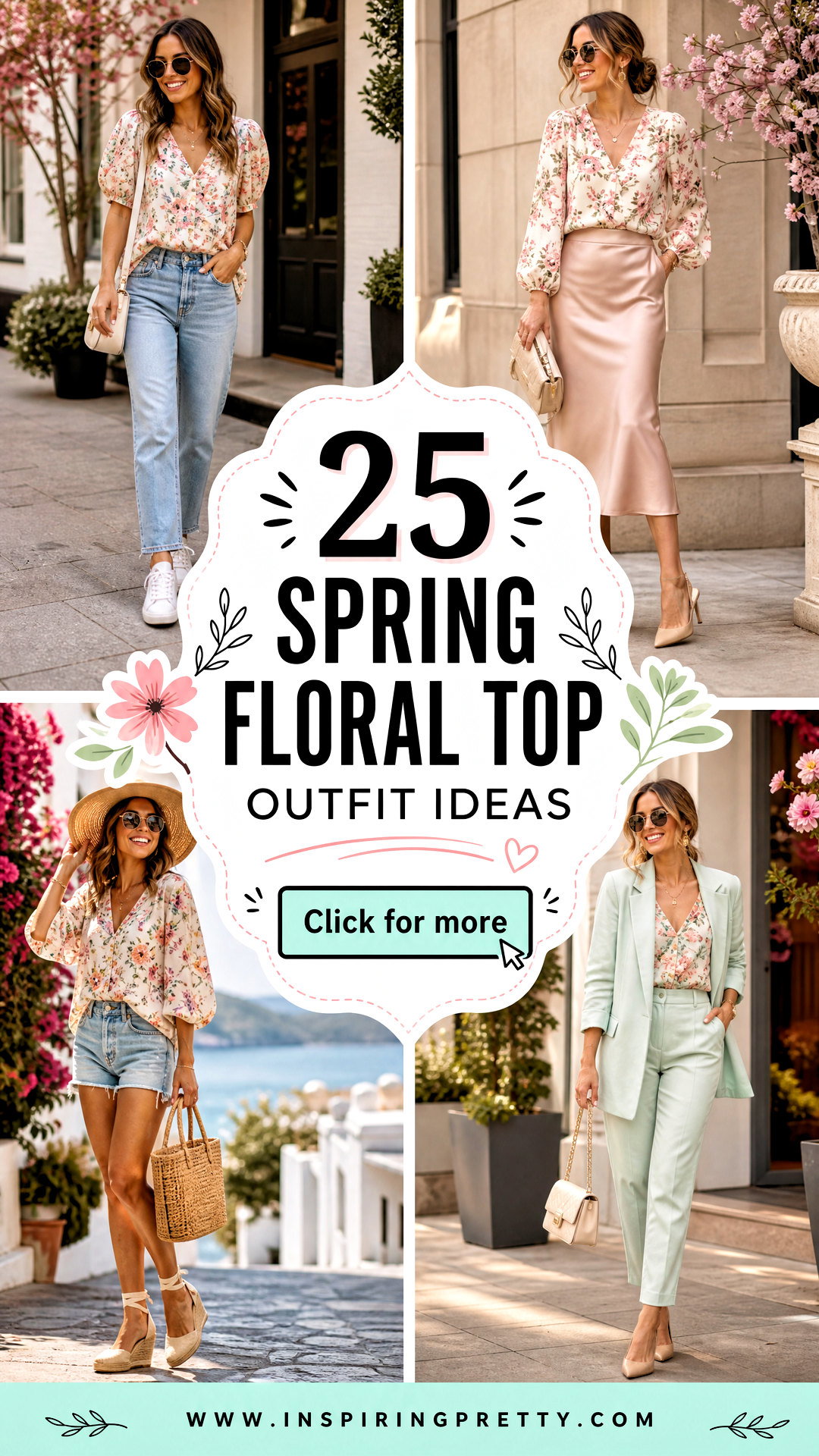 25 Spring Floral Top Outfit Ideas for Fresh Seasonal Looks - 25 Spring Floral Top Outfit Ideas for Fresh Seasonal Looks