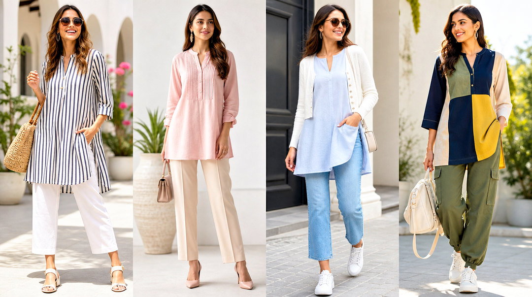 20 Spring Tunic Tops Outfit Ideas for Breezy Layered Looks