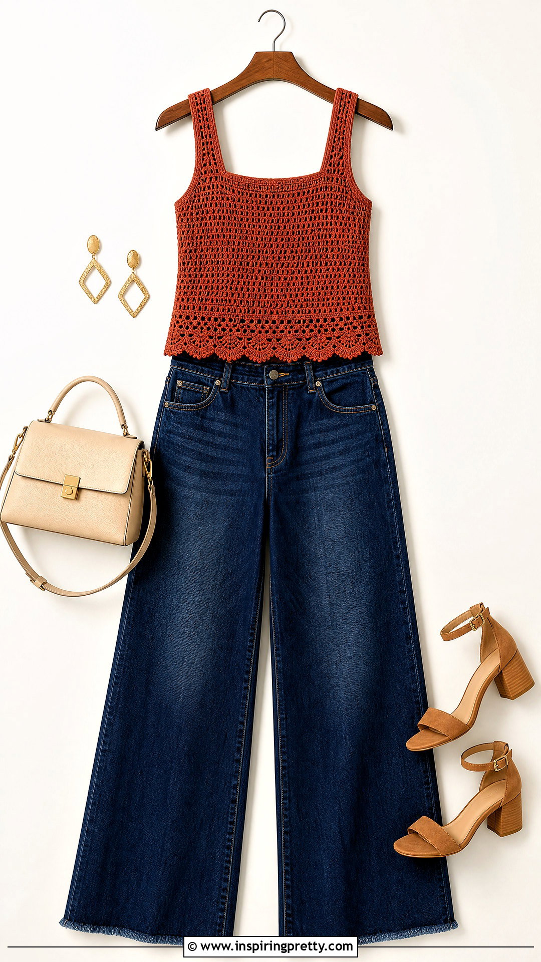 Square Neck Crochet Tank Top Outfit On Hanger - 20 crochet tank top on hanger ideas