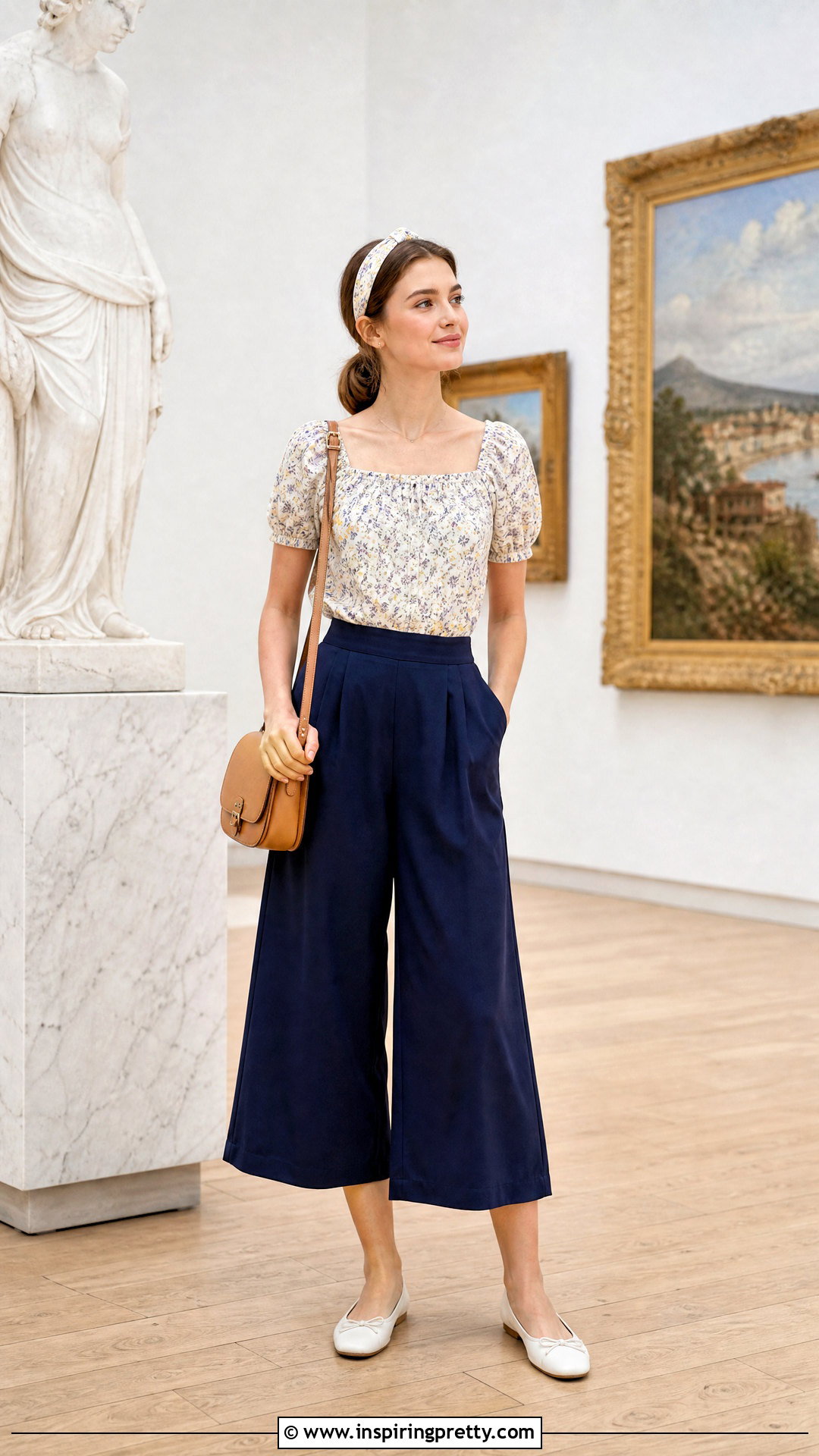 Square Neck Girls Peasant Top With Culottes - 20 girls peasant tops