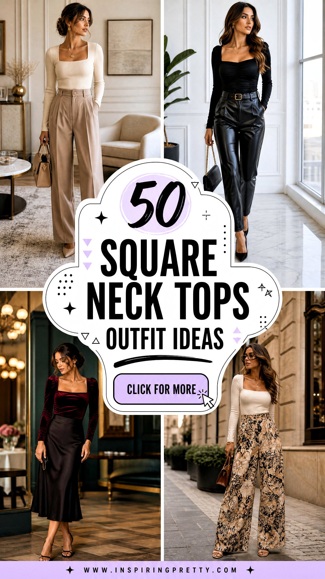 50 Square Neck Tops Outfit Ideas for Modern Everyday Looks - 50 Square Neck Tops Outfit Ideas for Modern Everyday Looks