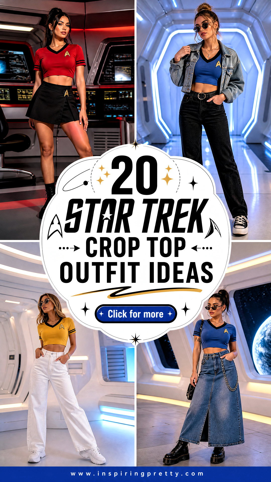 20 Star Trek Crop Top Outfit Ideas for Bold Sci-Fi Fans - 20 Star Trek Crop Top Outfit Ideas for Bold Sci-Fi Fans