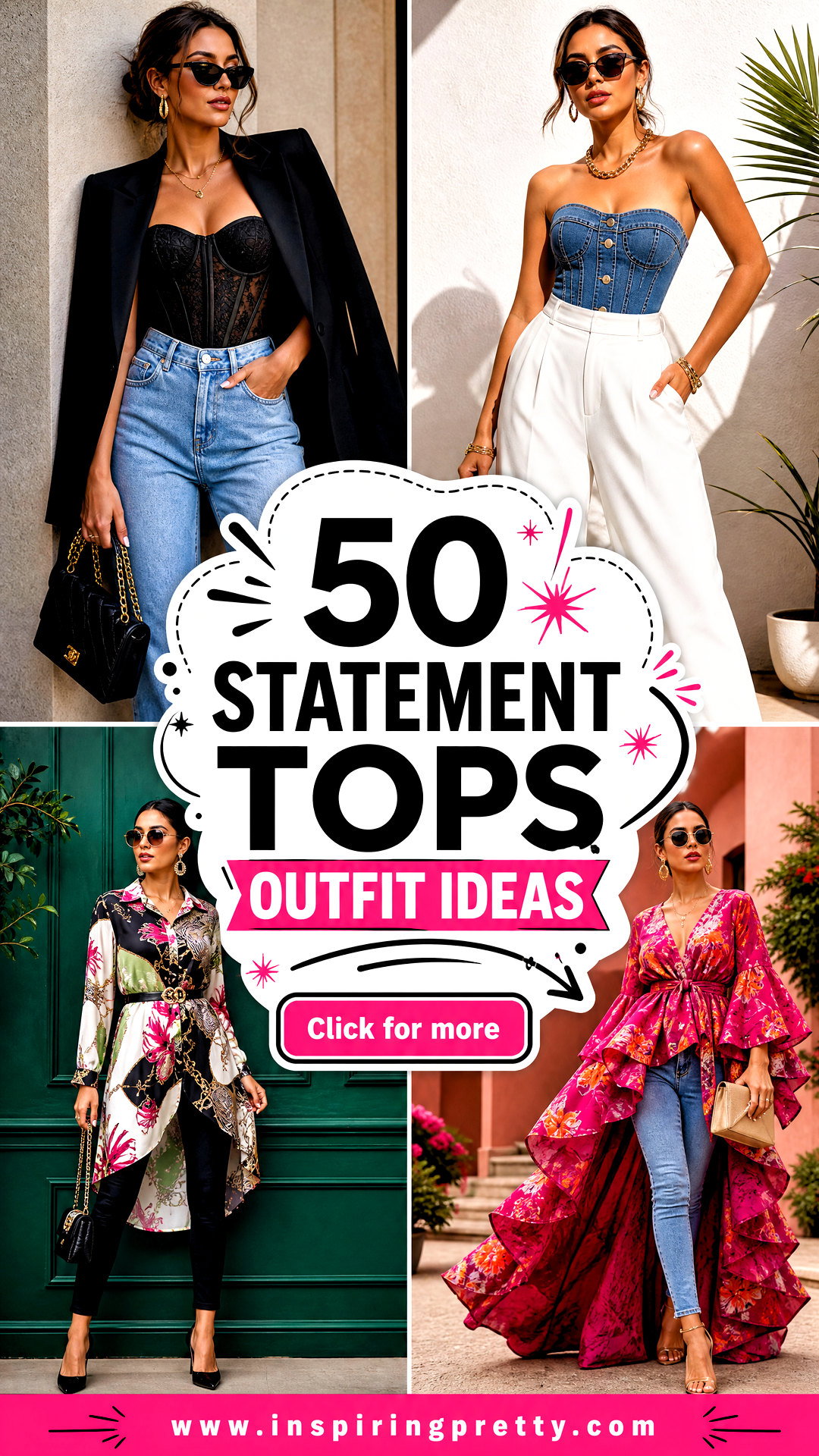 50 Statement Tops Outfit Ideas for Bold Polished Style - 50 Statement Tops Outfit Ideas for Bold, Polished Style