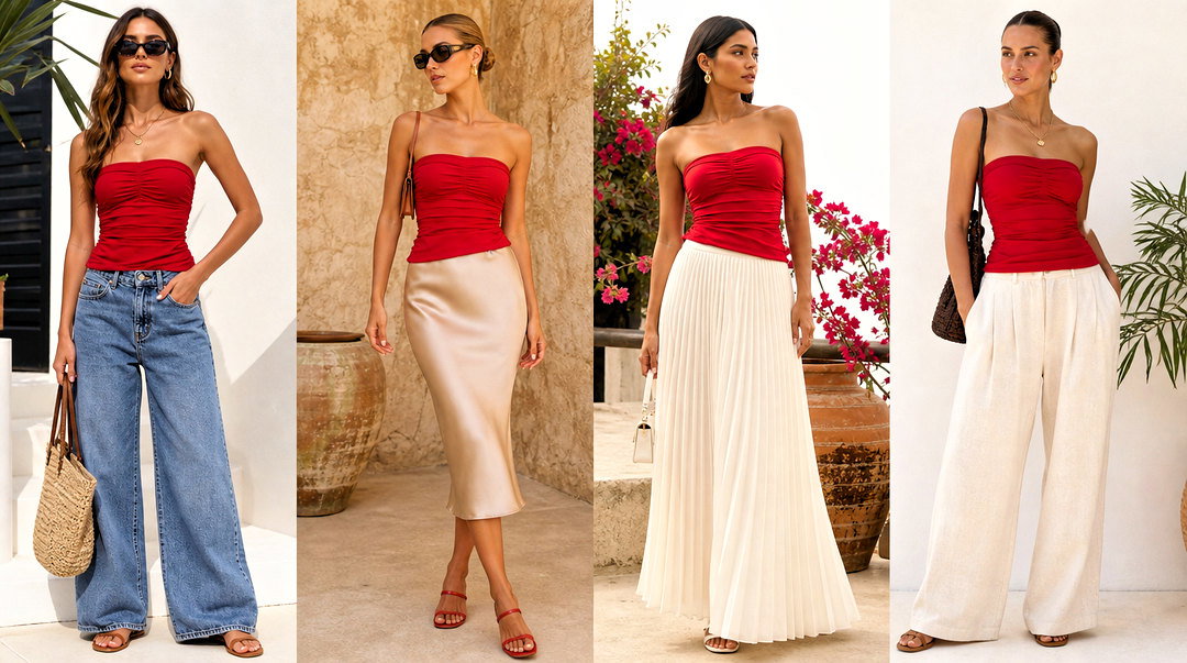 20 Staud Luna Top Outfit Ideas for Chic Warm-Weather Style