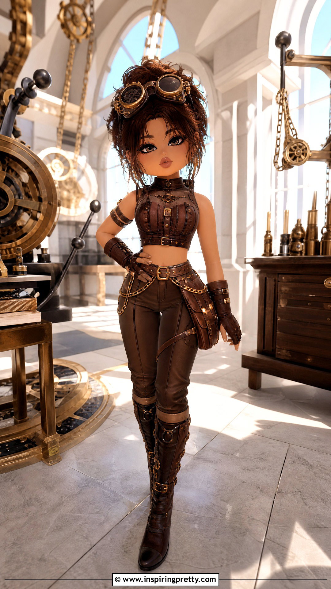 Steampunk Crop Top Outfit - how to make a crop top in royale high (20 ways)