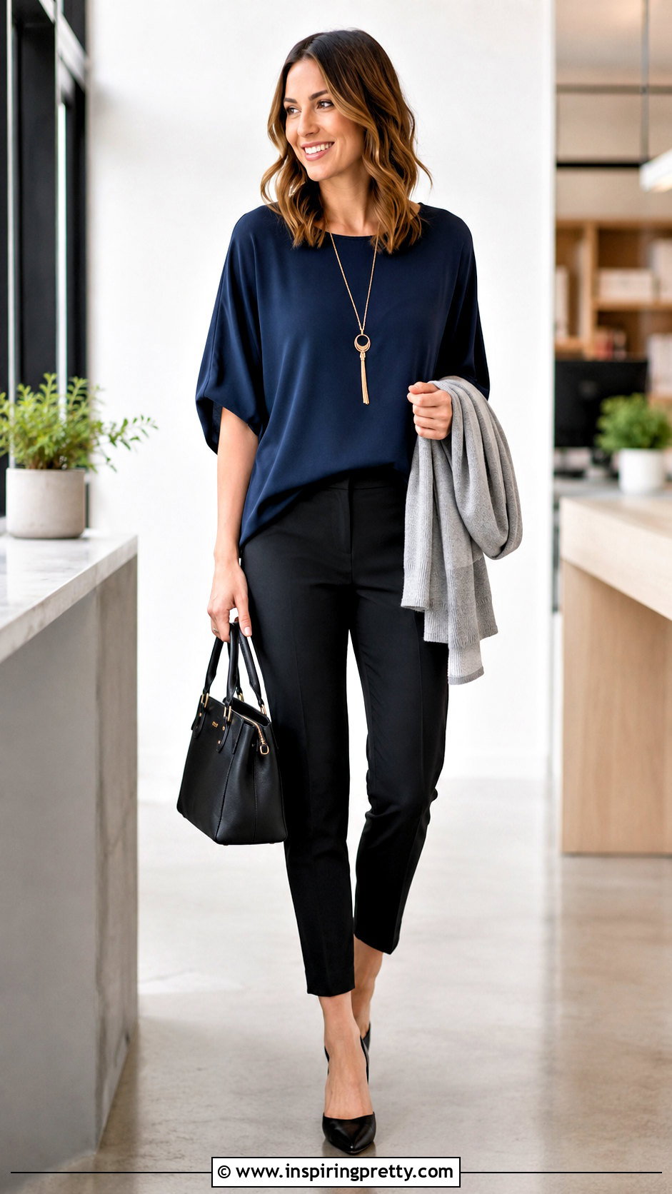 Stitch Fix Dolman Sleeve Top With Slim Pants - 20 stitch fix women's tops outfit ideas