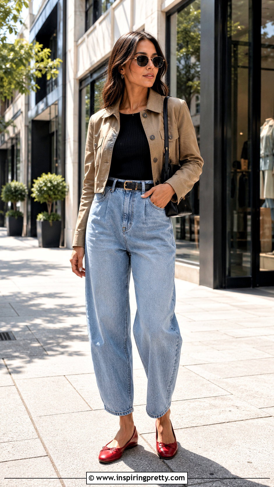 Stitch Fix Knit Top With Barrel Jeans - 20 stitch fix women's tops outfit ideas