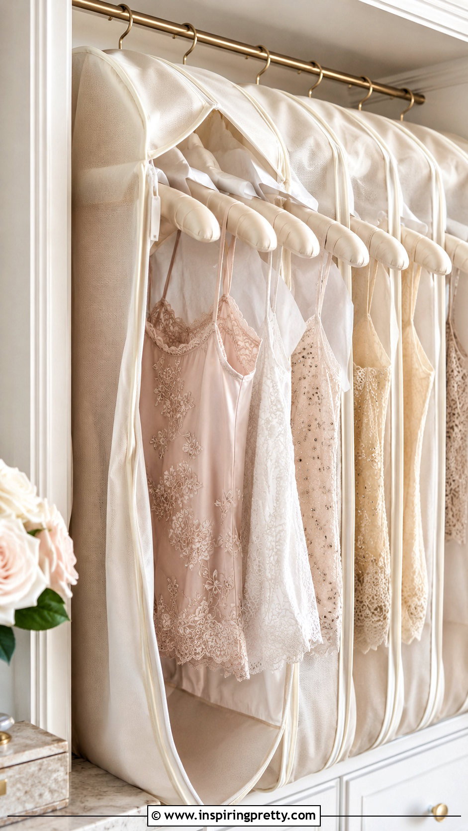 Store Delicate Tank Tops In Garment Bags - how to store tank tops how to organize (25 ways)