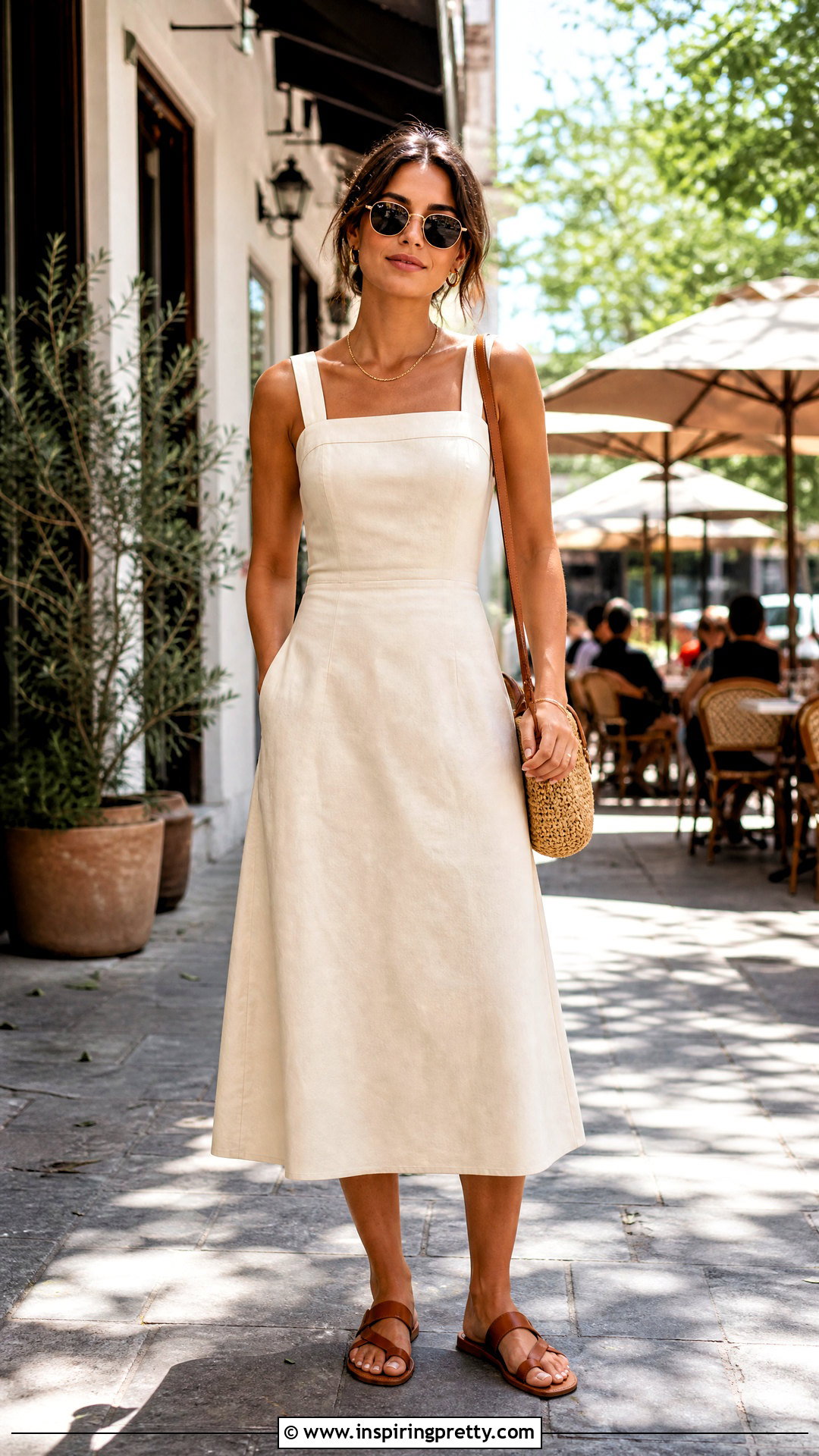 Straight Neck Dress Outfit - 25 Dress Top Styles Names