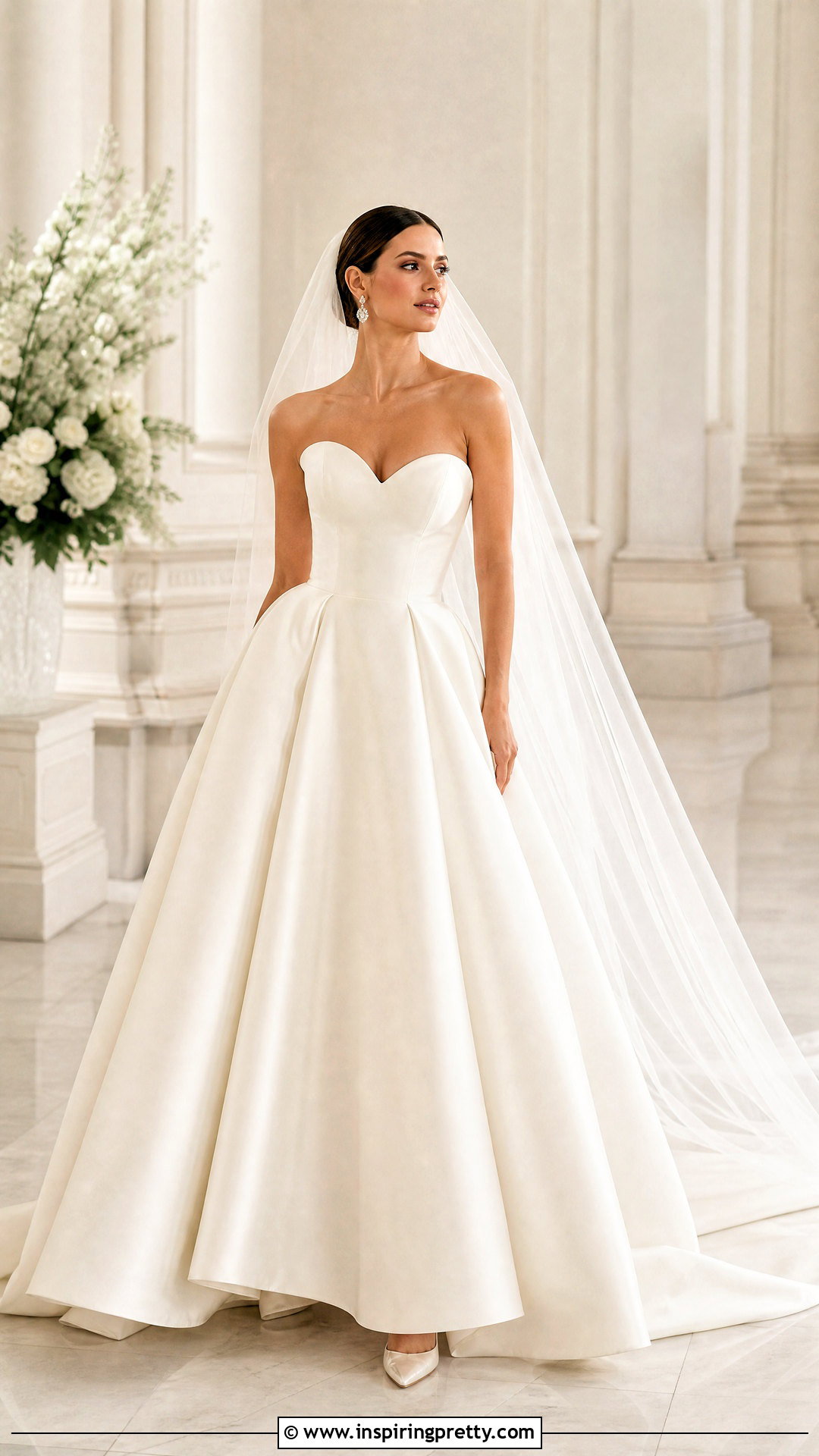 Strapless Bridal Bodysuit With Ball Gown Skirt - 20 Bridal Bodysuit Top outfit ideas