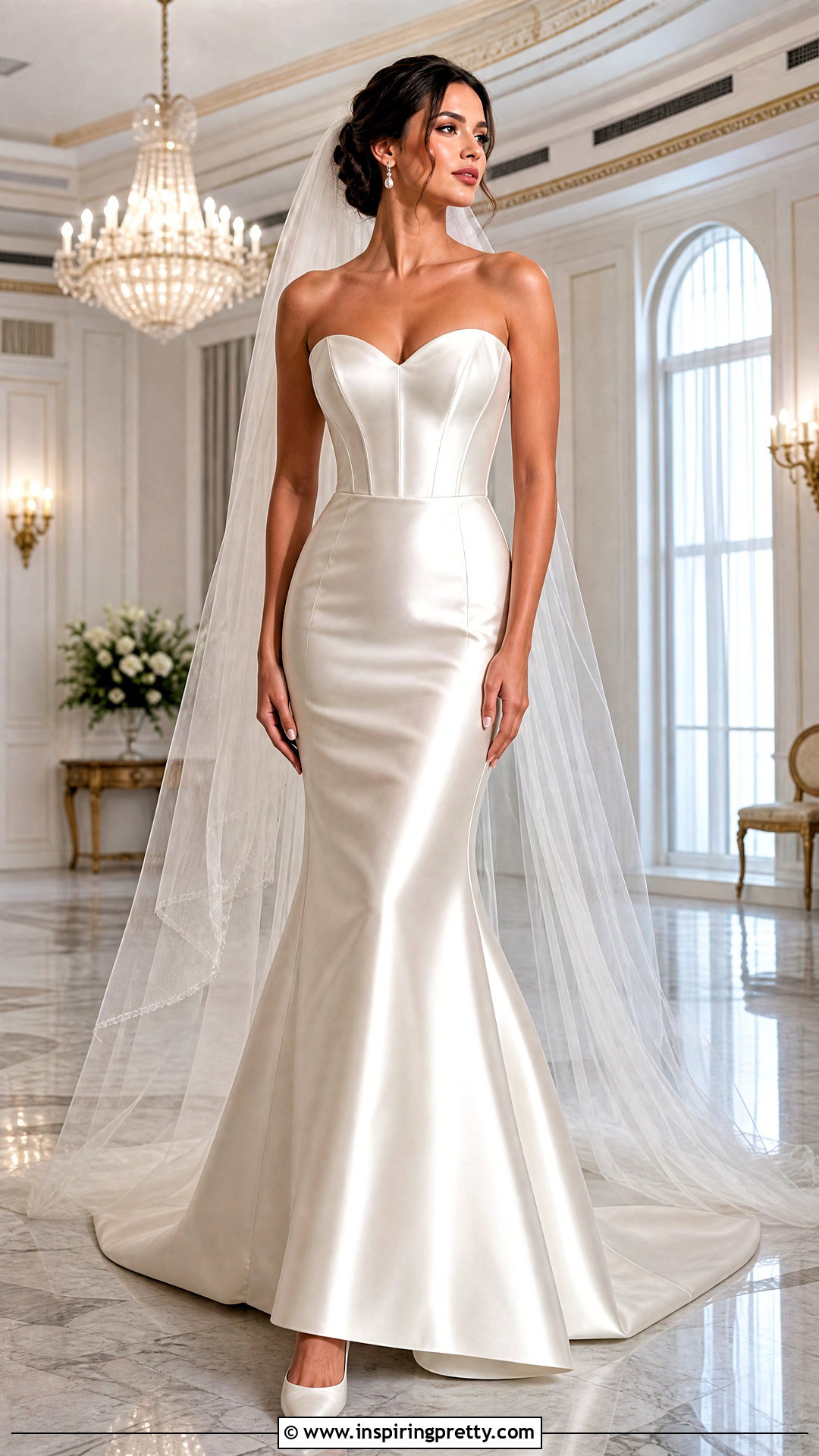 Strapless Satin Mermaid Wedding Dress With Corset Top - 25 Mermaid Wedding Dress With Corset Top outfit ideas