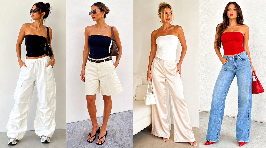 50 Strapless Top Outfit Ideas for Confident Summer Style