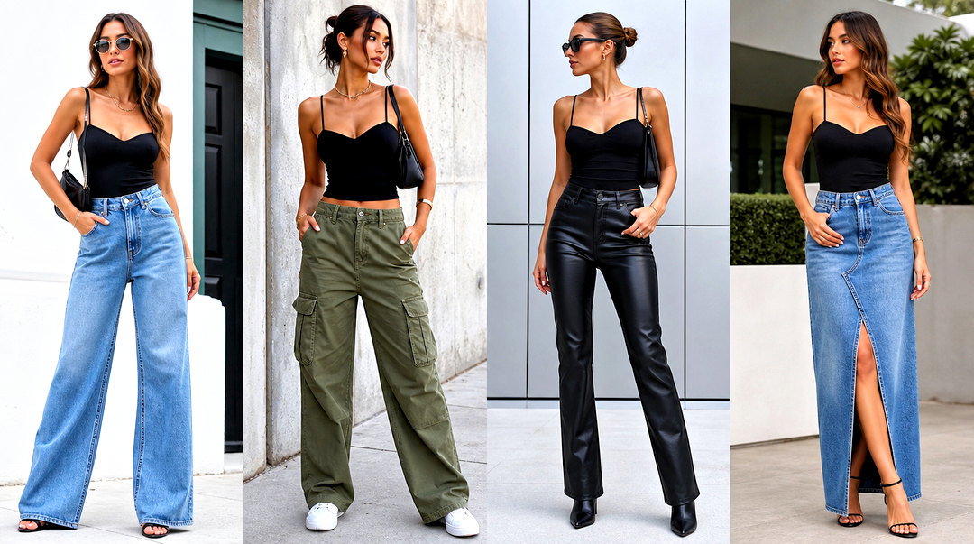 20 Strappy Black Top Fashion Outfit Ideas for Sleek Nights