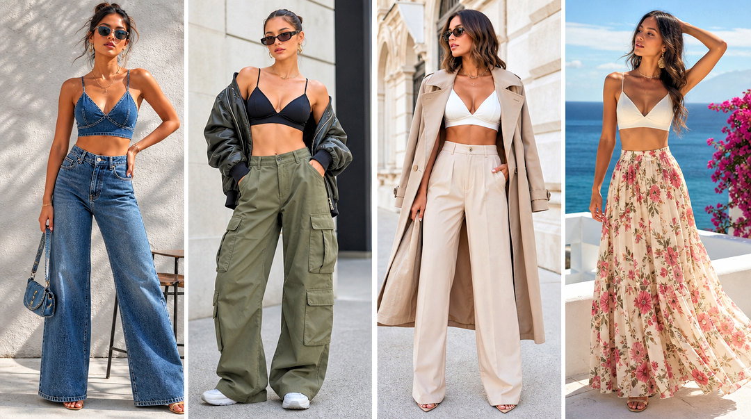 25 Strappy Bra Top Outfit Ideas for Confident Summer Style