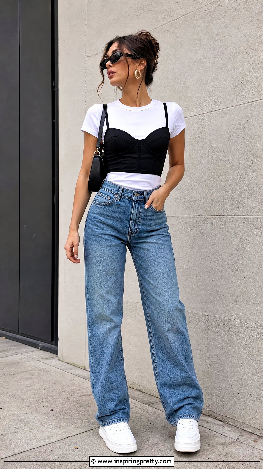 Strappy Bra Top Over A Fitted T Shirt - 25 strappy bra top outfit ideas