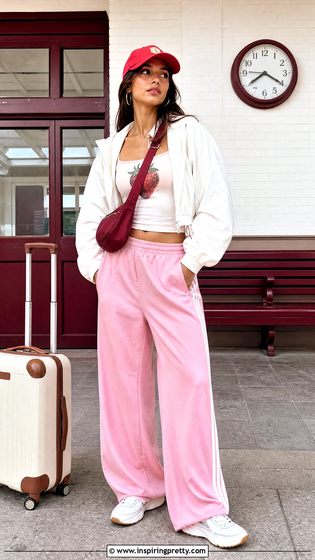 Strawberry Rock Tank Top With Pink Track Pants - 25 Strawberry Rock Tank Top outfit ideas