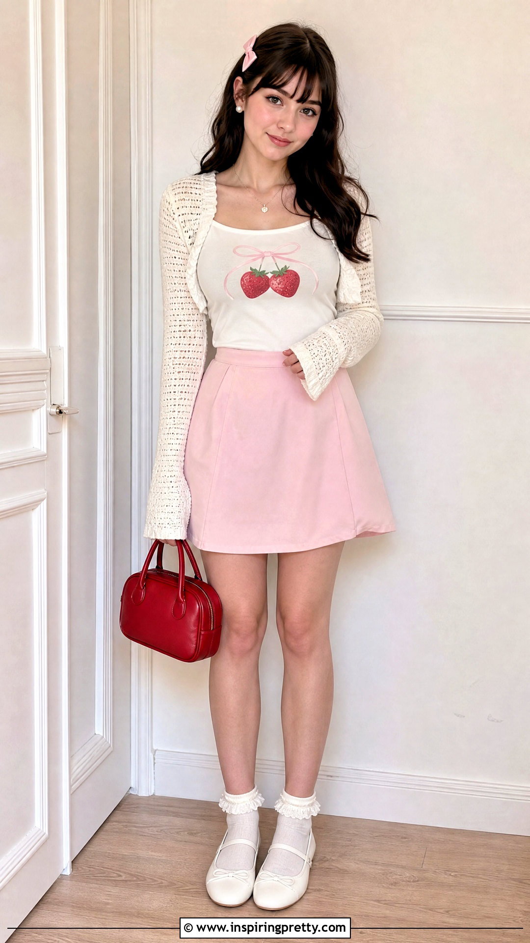 Strawberry Rock Tank Top With White Bolero And Skirt - 25 Strawberry Rock Tank Top outfit ideas