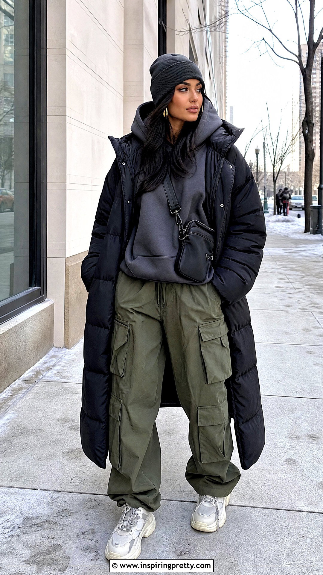 Streetwear Oversized Hoodie Outfit - 50 winter tops aesthetics