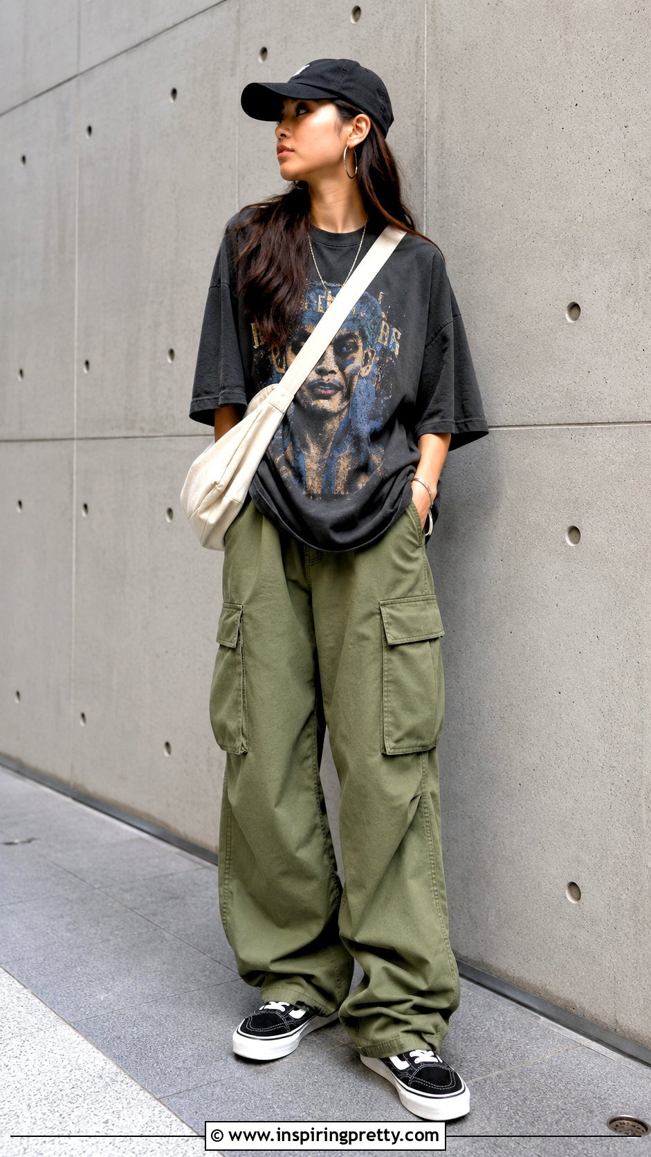 Streetwear Society Graphic Tee With Cargo Pants - 20 Streetwear Society Tops outfit ideas