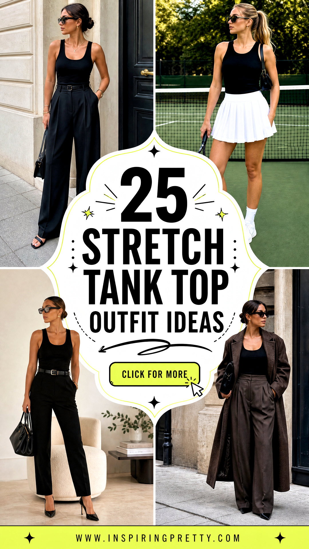 25 Stretch Tank Top Outfit Ideas for Easy Everyday Style - 25 Stretch Tank Top Outfit Ideas for Easy Everyday Style