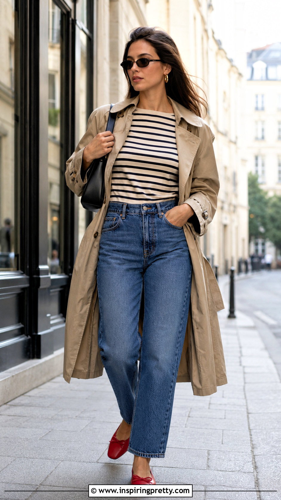 Striped Cleo Top With Blue Jeans - 25 Cleo Tops outfit ideas