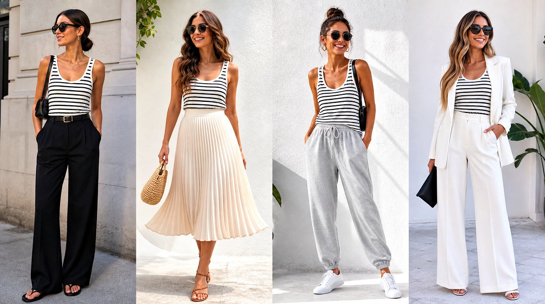 50 Striped Tank Top Outfit Ideas for Easy, Chic Summer Style