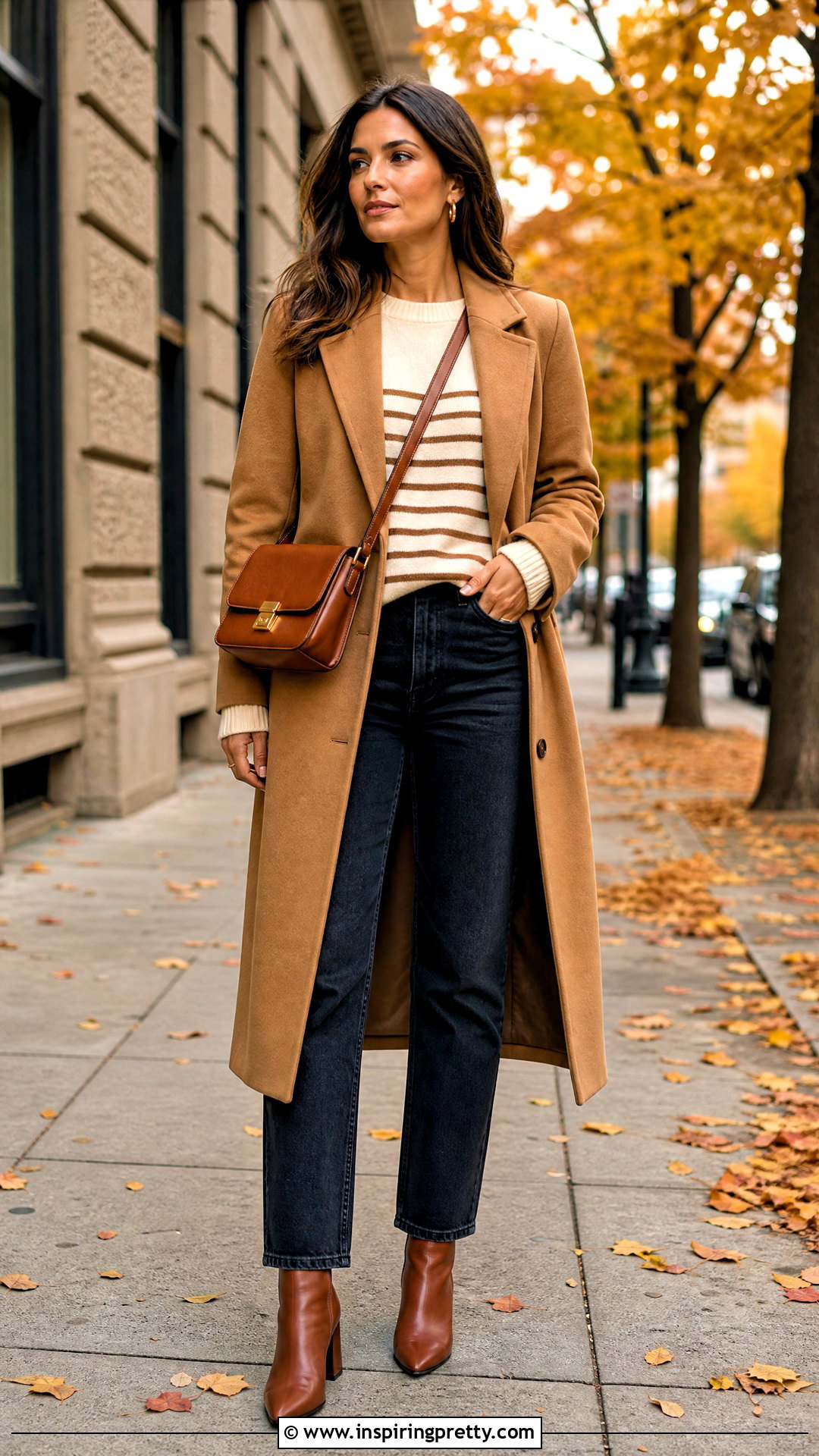 Striped Top Fall Outfit - 50 stripes top outfit ideas