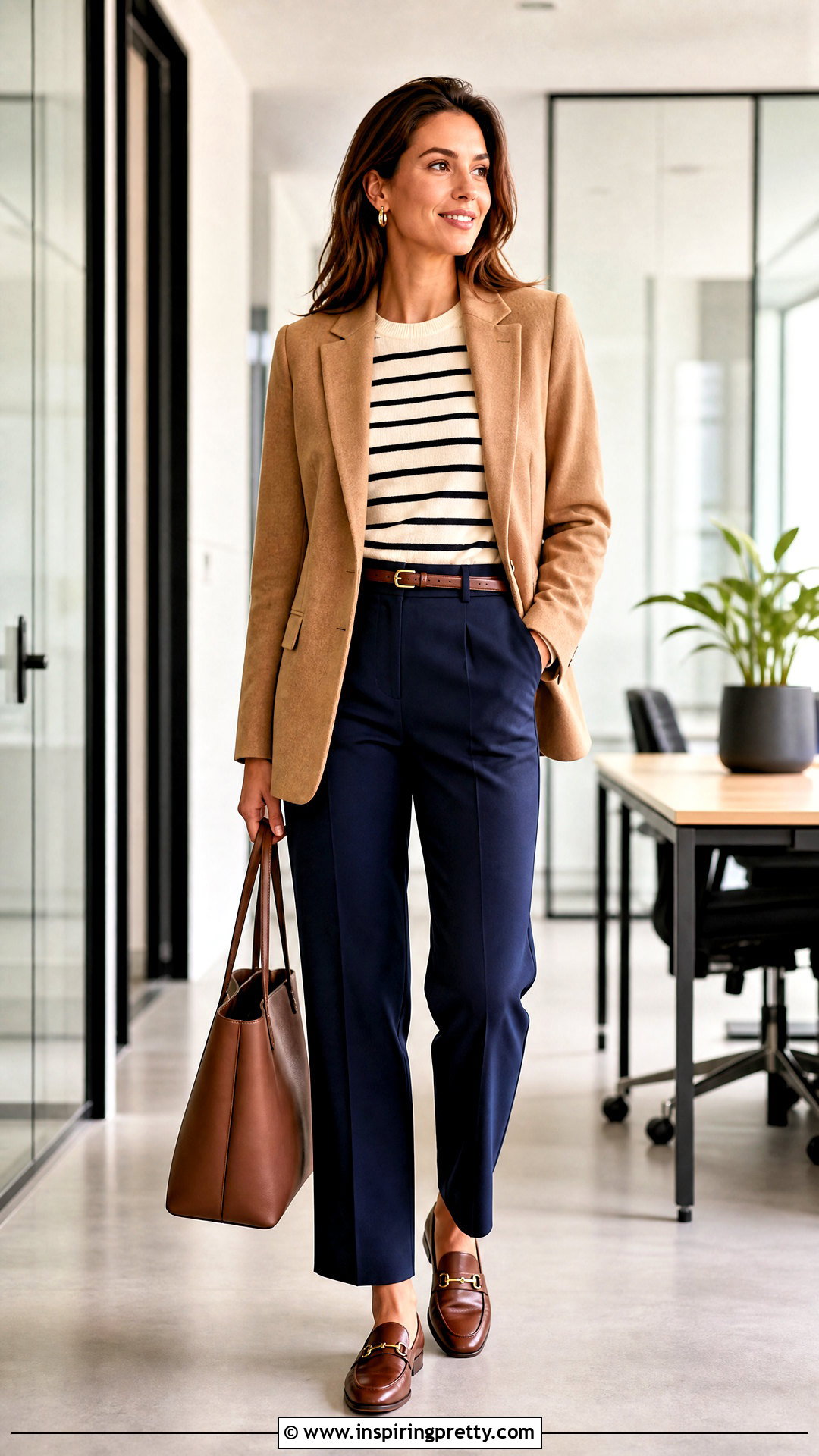 Striped Top Work Outfit - 50 stripes top outfit ideas