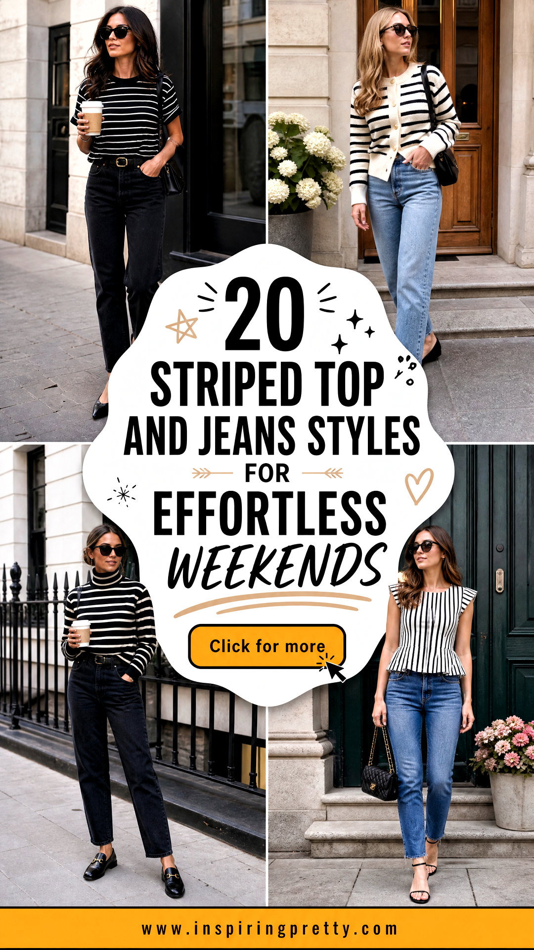 20 Striped Top and Jeans Styles for Effortless Weekends - 20 Striped Top and Jeans Styles for Effortless Weekends