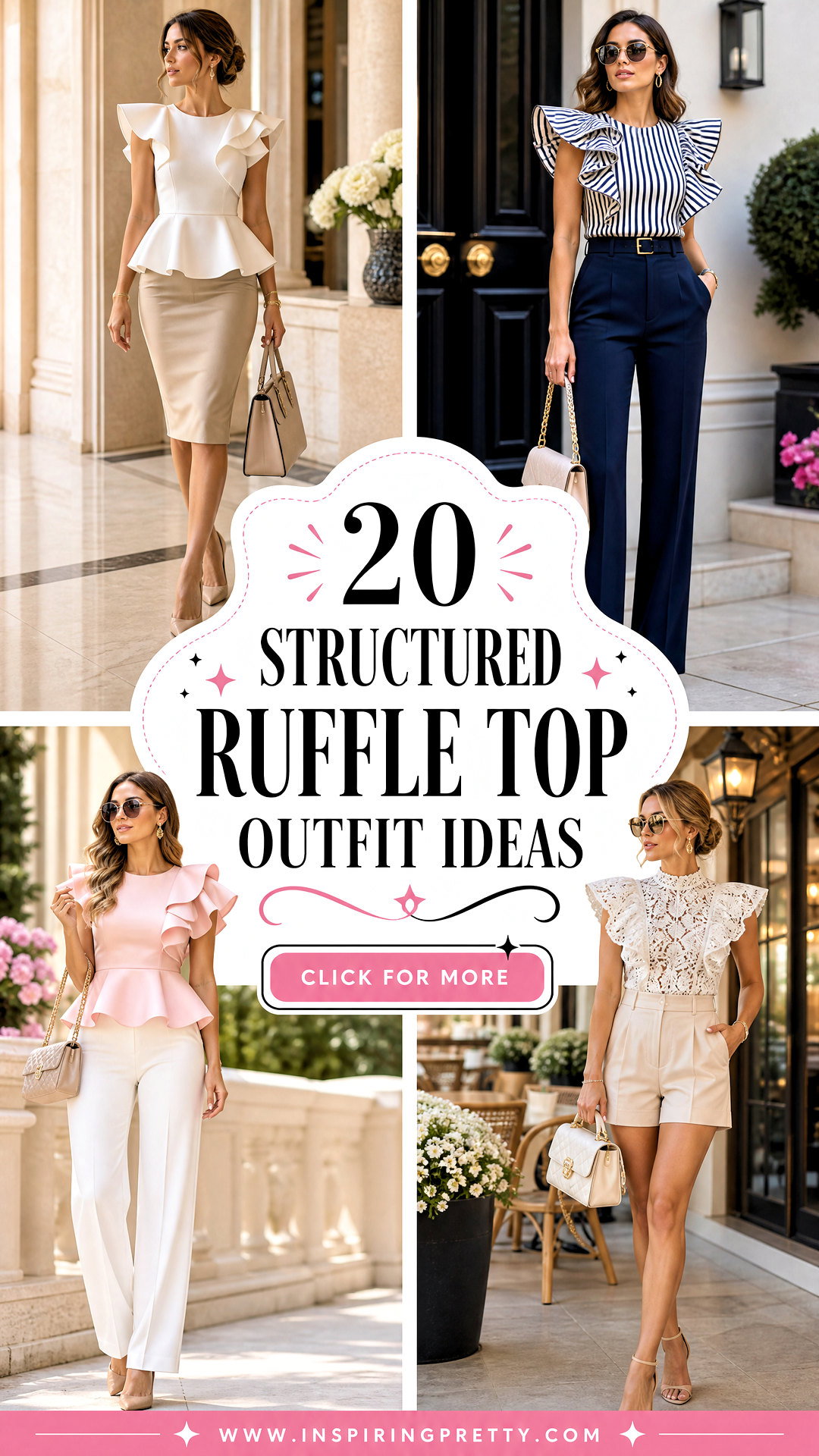 20 Structured Ruffle Top Outfit Ideas for Polished Looks - 20 Structured Ruffle Top Outfit Ideas for Polished Looks