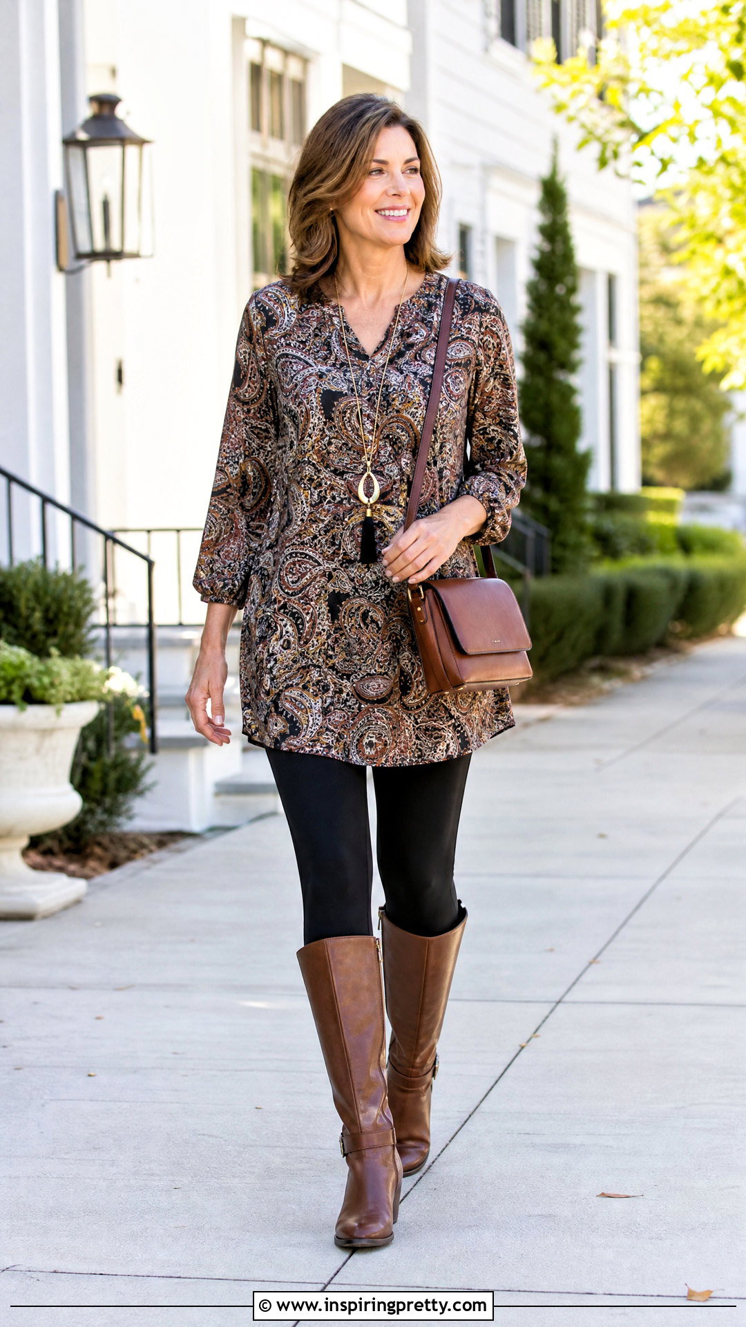Style And Co Tunic Top And Leggings Outfit - 20 Style And Co Tops outfit ideas