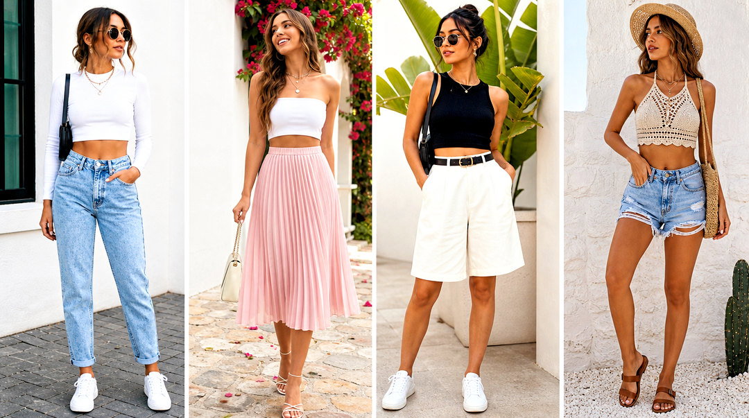 50 Stylish Crop Top Outfit Ideas for Trendy Everyday Looks