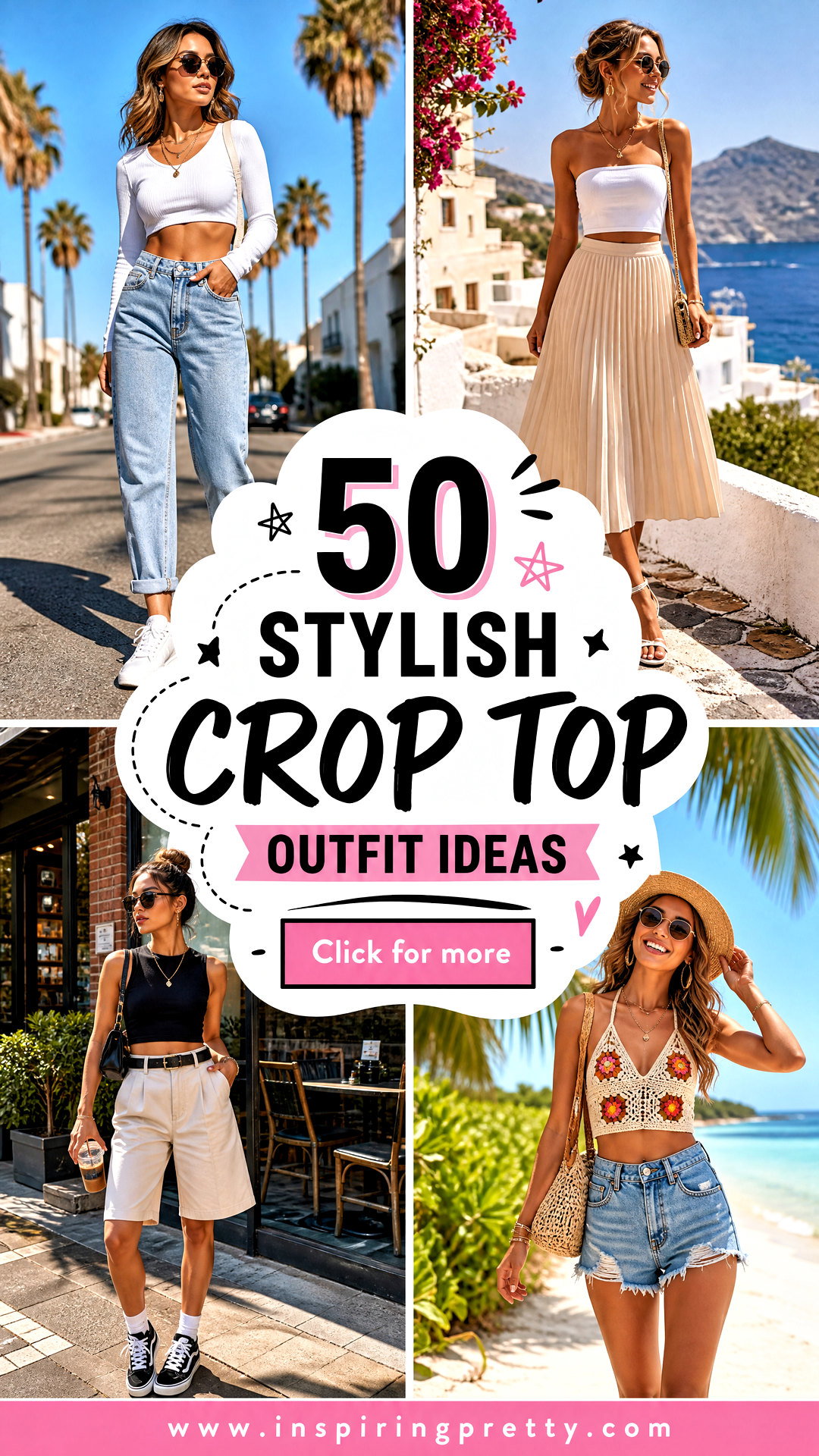 50 Stylish Crop Top Outfit Ideas for Trendy Everyday Looks - 50 Stylish Crop Top Outfit Ideas for Trendy Everyday Looks