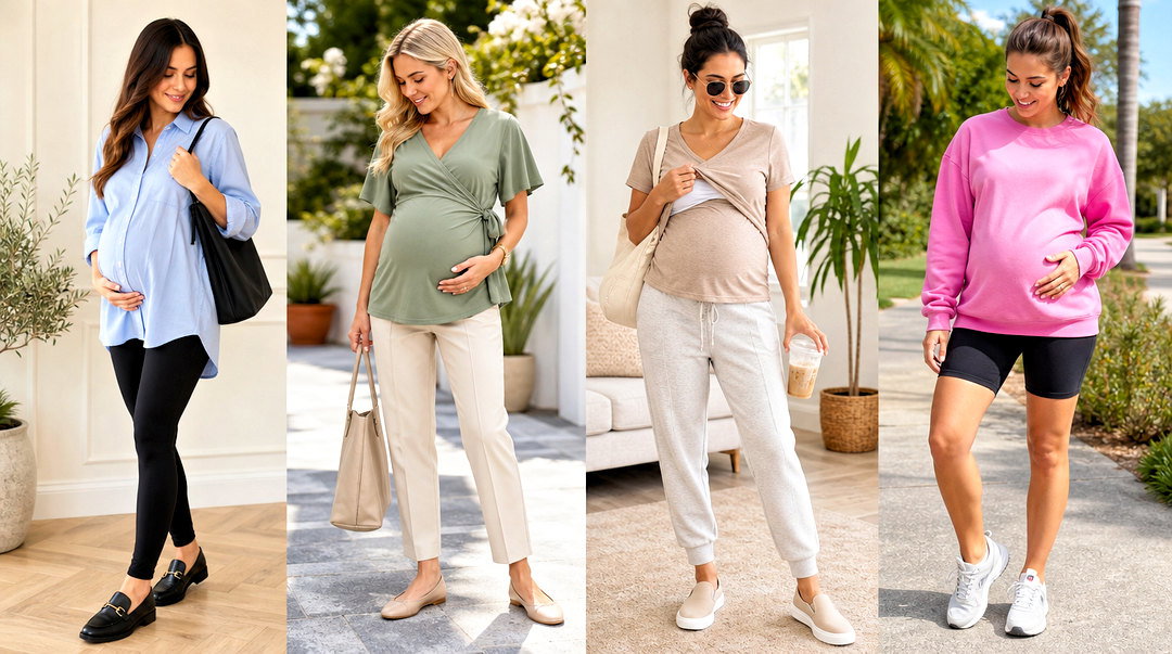 20 Stylish Maternity Tops Outfit Ideas for Every Trimester