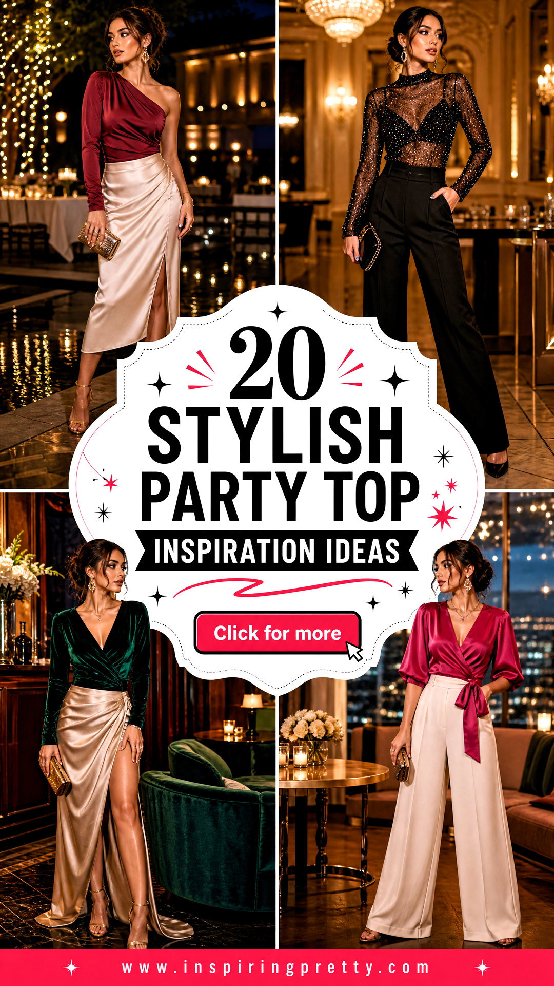 20 Stylish Party Top Inspiration Ideas for Special Nights - 20 Stylish Party Top Inspiration Ideas for Special Nights