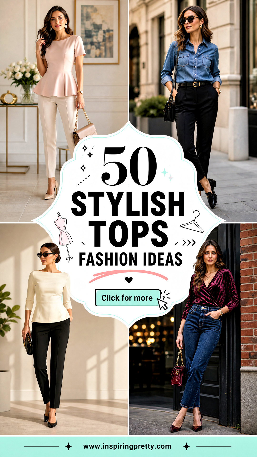 50 Stylish Tops Fashion Ideas for a Fresh Wardrobe Update - 50 Stylish Tops Fashion Ideas for a Fresh Wardrobe Update